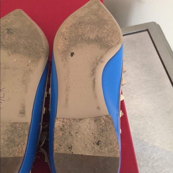 Valentino Caged Rockstud Flats (Patent Leather) - Picture 4 of 7